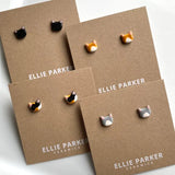 Ceramic Cat Earrings