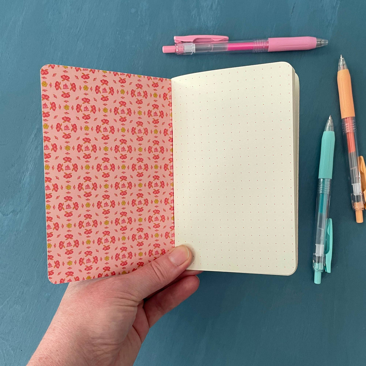 Peony Floral Pocket Notebook – Trainyard Store