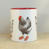 Hens Wearing Slippers Mug