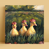 Ducklings Art Print | 8x8''