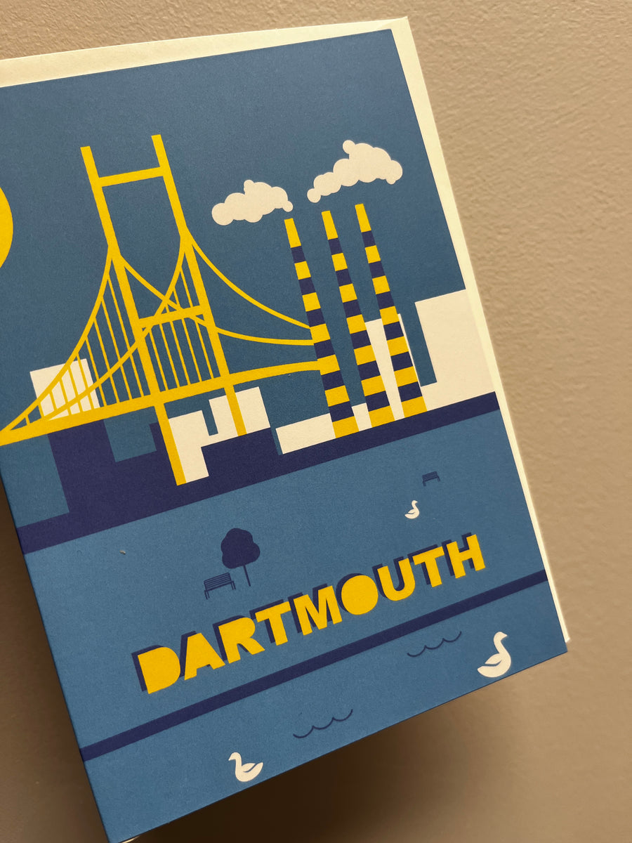 Dartmouth Smokestacks Greeting Card Trainyard Store
