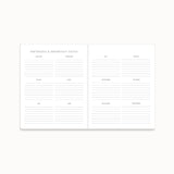 2025 Monthly Planner - Blue Garden