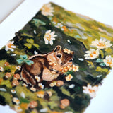 Chipmunk Art Print
