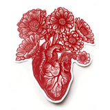 El Corazon/Heart Vinyl Sticker
