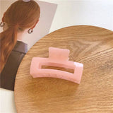 Glossy Medium Hair Claw Clip *Pink