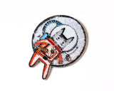 Give Me Space- Cat Astronaut Iron-On Patch