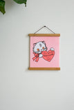 Magnetic Wooden Print Hangers 8"
