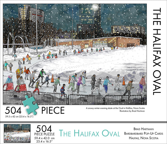 The Halifax Oval 504 Piece Puzzle