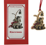 Wooden Ornament with Illustrated Envelope
