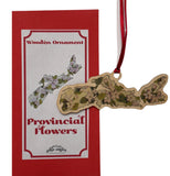 Wooden Ornament with Illustrated Envelope