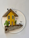 Cliffside Cottage Ornament Disc