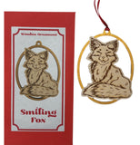 Wooden Ornament with Illustrated Envelope