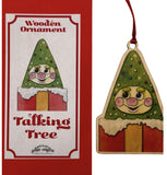 Wooden Ornament with Illustrated Envelope