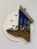 Cliffside Cottage Ornament Disc