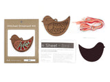 DIY Embroidery Bird Ornament