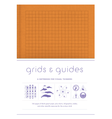 Grids and Guides (Orange) Notebook