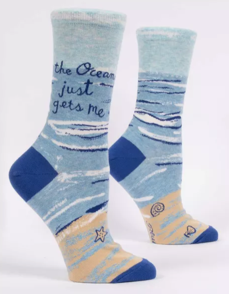 The Ocean Just Gets Me Women's Socks
