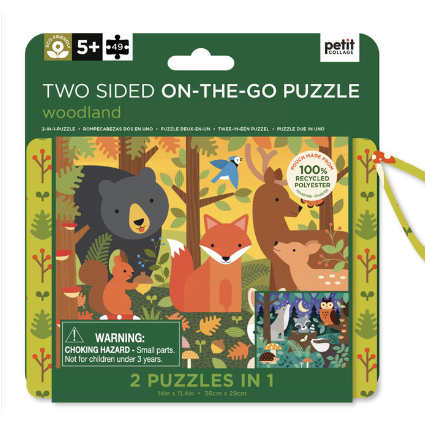 Woodland Two Sided Travel Puzzle - 49 Pieces