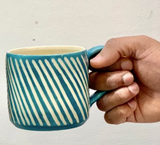 Striped Ceramic Mug
