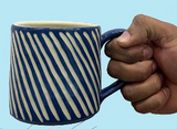 Striped Ceramic Mug