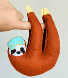 Sleep Mask Sloth Stitching DIY Kit