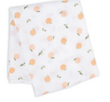 Peaches Muslin Swaddle