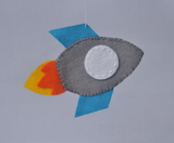 Itty Bitty Rocket Ship DIY Felt Sewing Kit