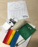 Rainbow Cloud DIY Felt Sewing Kit