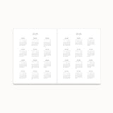 2025 Monthly Planner - Blue Garden