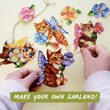 Fairy Cats Paper Garland