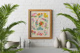 Edible Flowers 11x14 Art Print