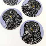 Night Owl Vinyl Sticker