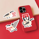 Back off eh Canada Goose Sticker