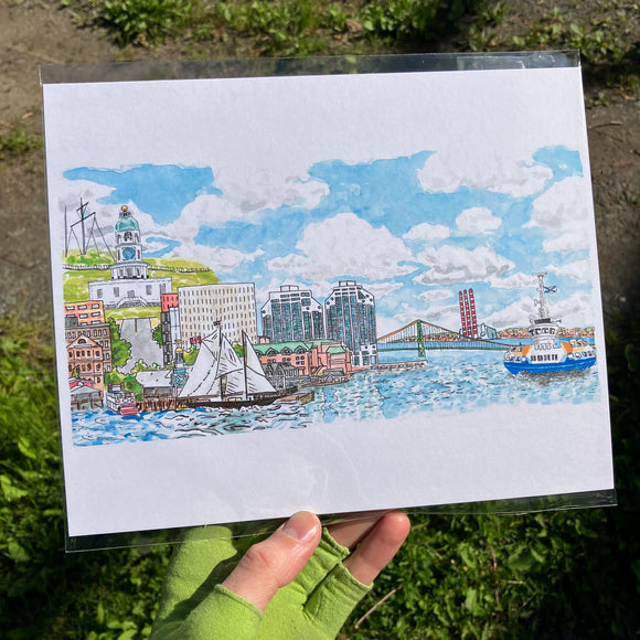 Halifax Waterfront Art Print 8x10