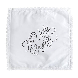 Lace Trimmed No Ugly Crying Handkerchief *FINAL SALE