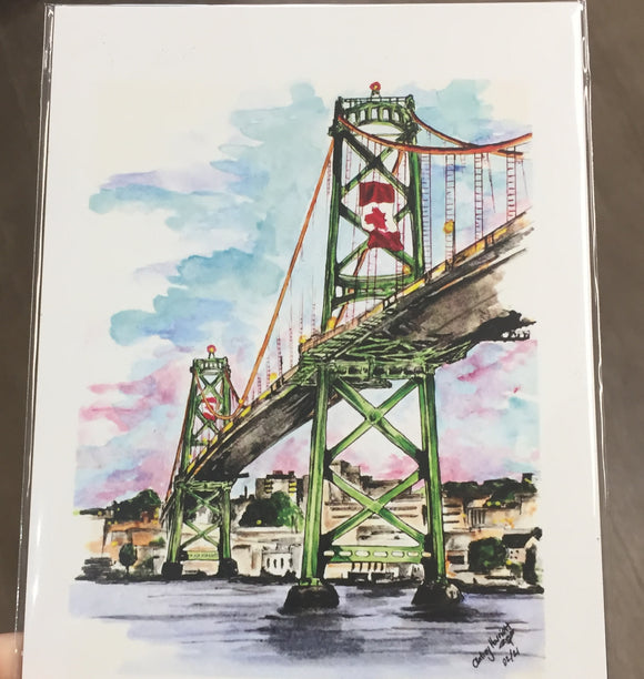 MacDonald Bridge 5x7 Art Print