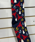 Maritime Icons Socks - 2 Sizes (Navy)