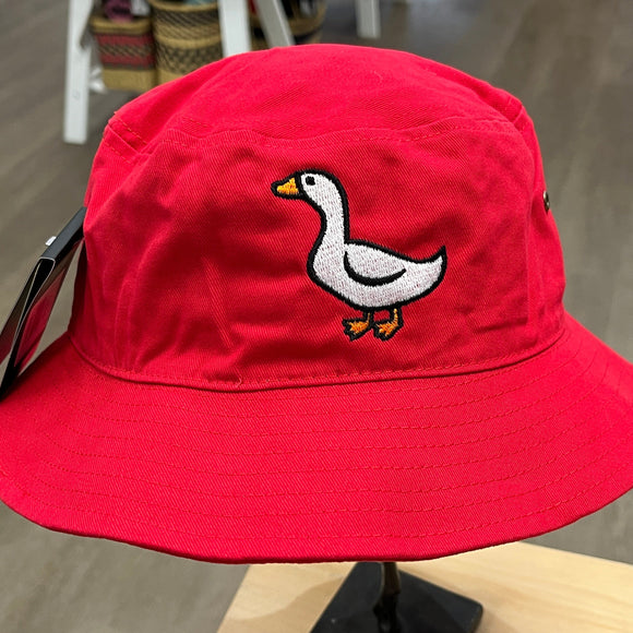 Goose Bucket Hat - Red