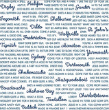Maritime Slang Flour Sack Tea Towel
