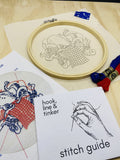 Industrious Octopus DIY Embroidery Kit