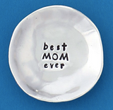Best Mom Ever Pewter Trinket Tray