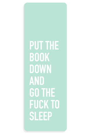 Go To Sleep Bookmark