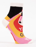 Yes, Girl, Yes Ankle Socks- Women's