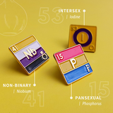 Chemistry Pride Enamel Pins - Assorted