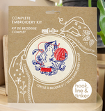 Squid Balling Yarn DIY Embroidery Kit