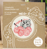 Knittin' Kitten DIY Embroidery Kit
