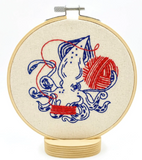 Squid Balling Yarn DIY Embroidery Kit