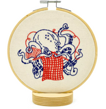 Industrious Octopus DIY Embroidery Kit