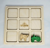 Tic Tac Toe - Cow and Tractor *FINAL SALE*