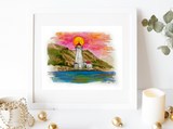 George's Island 5x7" Art Print